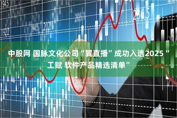 中股网 国脉文化公司“翼直播”成功入选2025“工赋 软件产品精选清单”