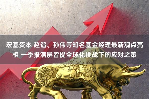 宏基资本 赵诣、孙伟等知名基金经理最新观点亮相 一季报满屏皆提全球化挑战下的应对之策