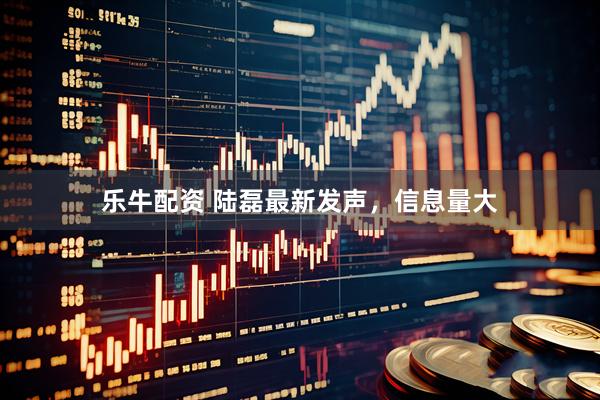 乐牛配资 陆磊最新发声，信息量大